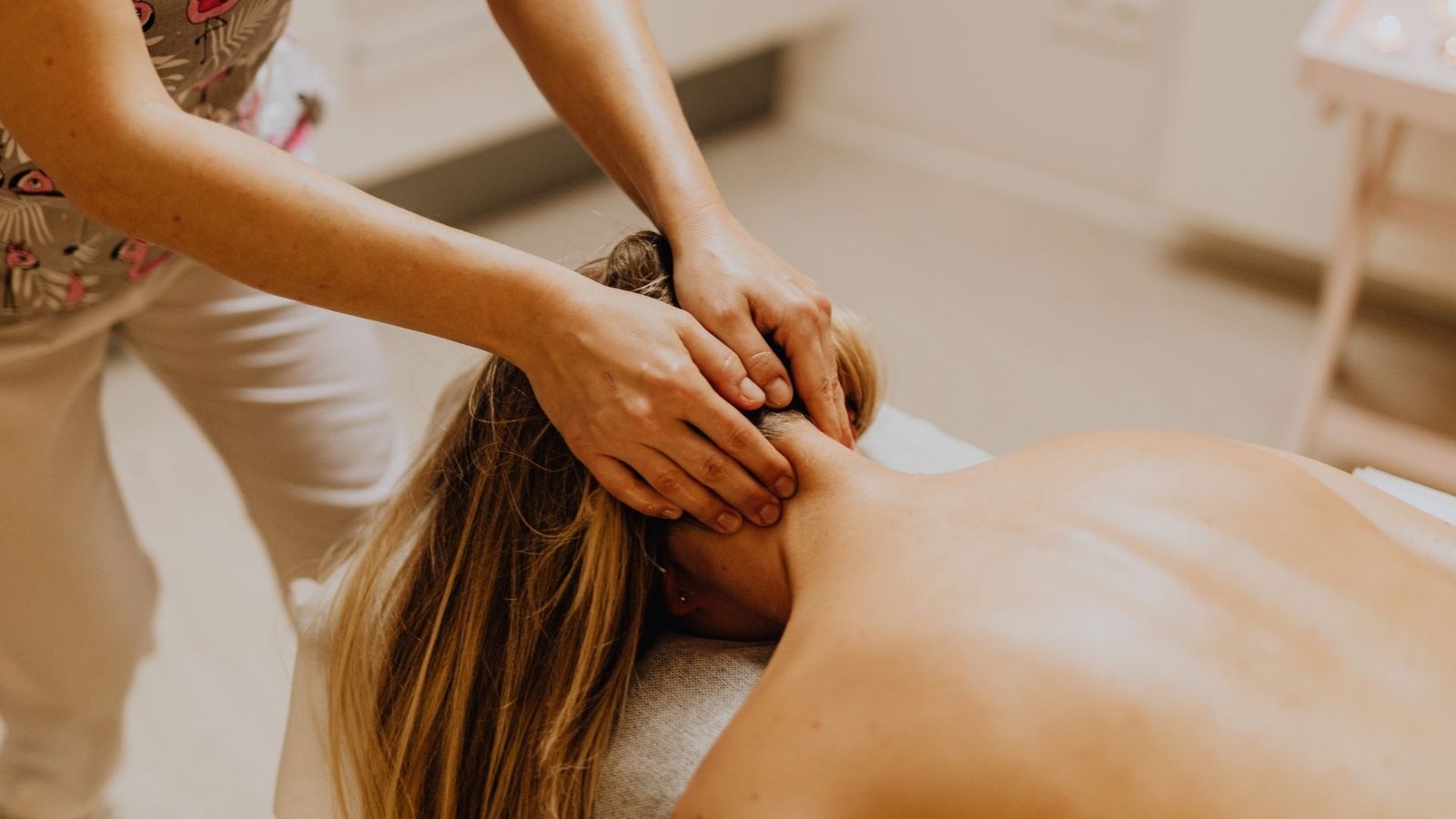 Private massage space for in-home massage in Las Vegas